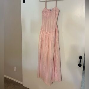 Peppermayo Blush Pink Textured Dress